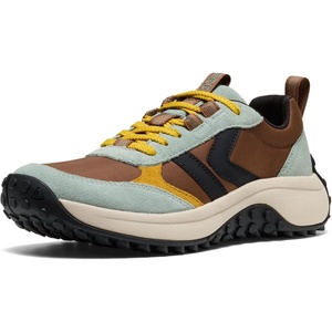 KEEN Women’s KS86 Comfortable Durable Retro Style Sneakers(Bison/Iceberg Green)