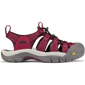 KEEN Women’s Newport H2 Closed Toe Water Sandals(Beet Red/Port Royale)