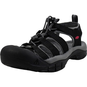 KEEN Women’s Newport H2 Closed Toe Water Sandals(Black/Jazzy)