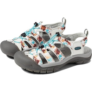 KEEN Women’s Newport H2 Closed Toe Water Sandals(Drizzle/Porcelain)