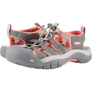 KEEN Women’s Newport H2 Closed Toe Water Sandals(Magnet/Coral)