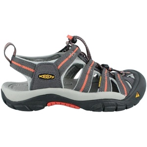 KEEN Women’s Newport H2 Closed Toe Water Sandals(Magnet/Hot Coral)