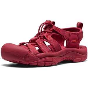 KEEN Women’s Newport H2 Closed Toe Water Sandals(Monochrome/Garnet)