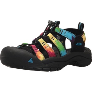 KEEN Women’s Newport H2 Closed Toe Water Sandals(Original Tie Dye)