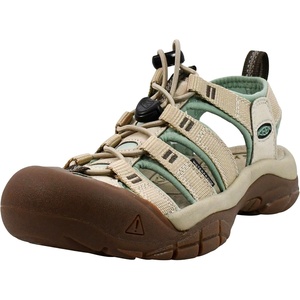 KEEN Women’s Newport H2 Closed Toe Water Sandals(Plaza Taupe/Granite Green)