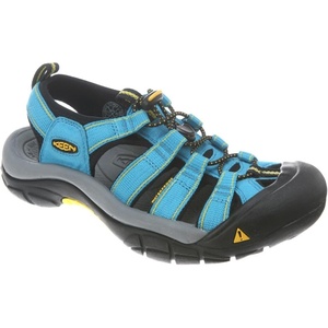 KEEN Women’s Newport H2 Closed Toe Water Sandals(Processblue/Yellow)