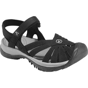 KEEN Women’s Rose Casual Closed Toe Sandals(Black/Grey)