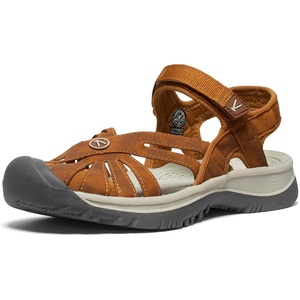 KEEN Women’s Rose Casual Closed Toe Sandals(Roasted Pecan/Birch)