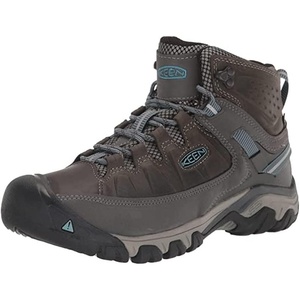 KEEN Women’s Targhee III Mid Height Waterproof Hiking Boot(Magnet/Atlantic Blue)