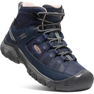 KEEN Women’s Targhee III Mid Height Waterproof Hiking Boot(Vintage Indigo/Peachy Keen)