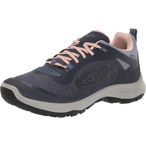 KEEN Women’s Terradora Flex Low Waterproof Hiking Shoes(Vintage Indigo/Peachy Keen)