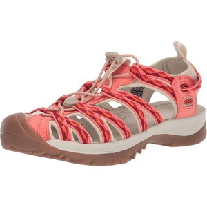 KEEN Women’s Whisper Closed Toe Durable Comfortable Easy On Washable Adventure Sandals(Black/Grey)