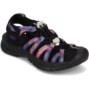 KEEN Women’s Whisper Closed Toe Durable Comfortable Easy On Washable Adventure Sandals(Black/Purple)