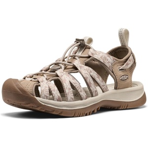 KEEN Women’s Whisper Closed Toe Durable Comfortable Easy On Washable Adventure Sandals(Brindle Print)