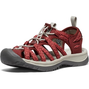 KEEN Women’s Whisper Closed Toe Durable Comfortable Easy On Washable Adventure Sandals(Cayenne/Fired Brick)