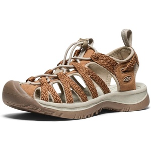 KEEN Women’s Whisper Closed Toe Durable Comfortable Easy On Washable Adventure Sandals(Chipmunk/Plaza Taupe)