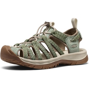 KEEN Women’s Whisper Closed Toe Durable Comfortable Easy On Washable Adventure Sandals(Lily Pad)