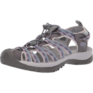 KEEN Women’s Whisper Closed Toe Durable Comfortable Easy On Washable Adventure Sandals(Purple/Black)