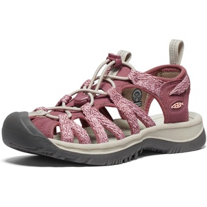 KEEN Women’s Whisper Closed Toe Durable Comfortable Easy On Washable Adventure Sandals(Rose Brown/Peach Parfait)