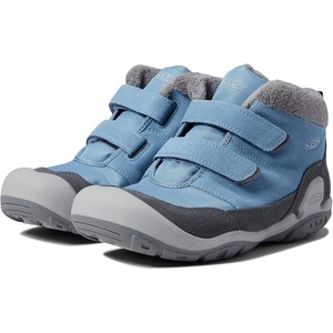 KEEN unisex-child Knotch chukka Ds Mid Height Insulated(Magnet/Blue Shadow)