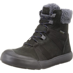 KEEN womens Elle Winter Insulated WaterproofMid Calf Boots(Black/Black)