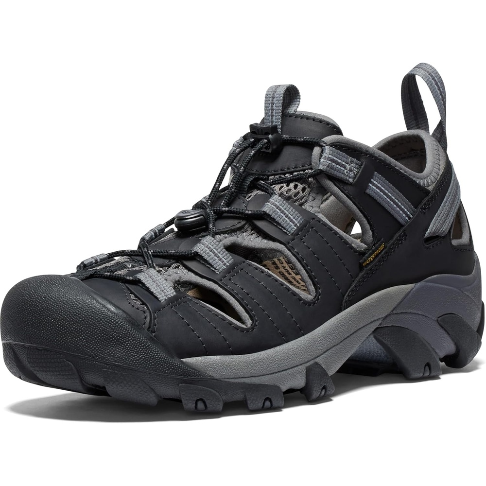 image:imageKEEN Mens Arroyo 2 Closed Toe Hiking SandalBlackSteel Grey
