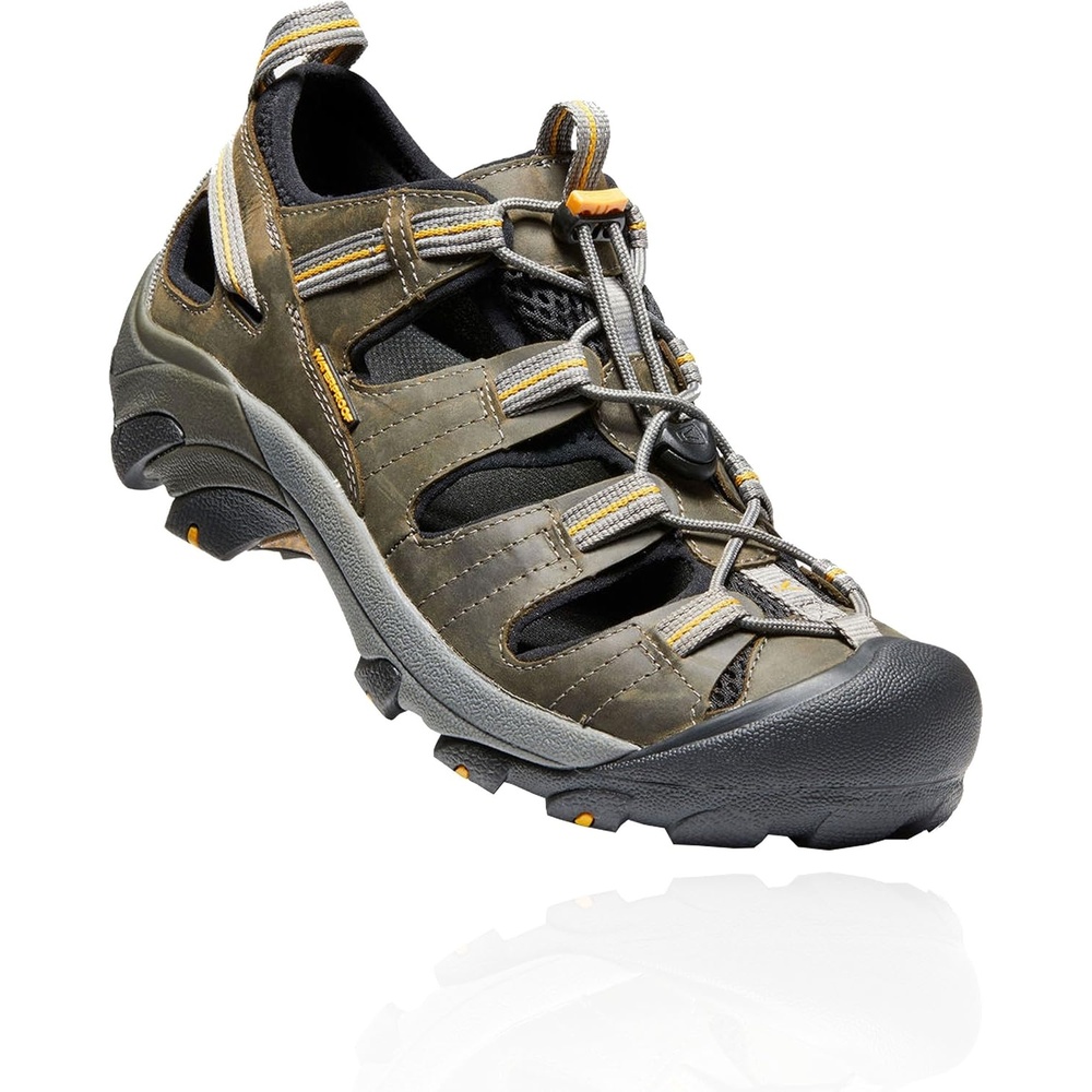 image:imageKEEN Mens Arroyo 2 Closed Toe Hiking SandalGargoyleTawny Olive