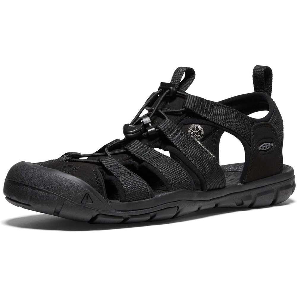 image:imageKEEN Mens Clearwater CNX Closed Toe Lightweight Adventure Hiking and Water SandalsBlackBlackBlack