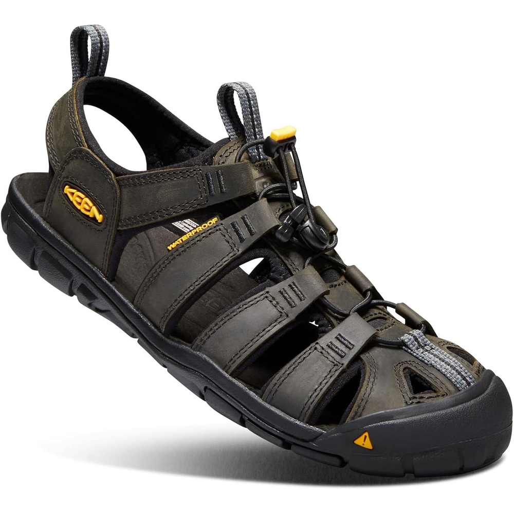 image:imageKEEN Mens Clearwater CNX Closed Toe Lightweight Adventure Hiking and Water SandalsMagnetBlack