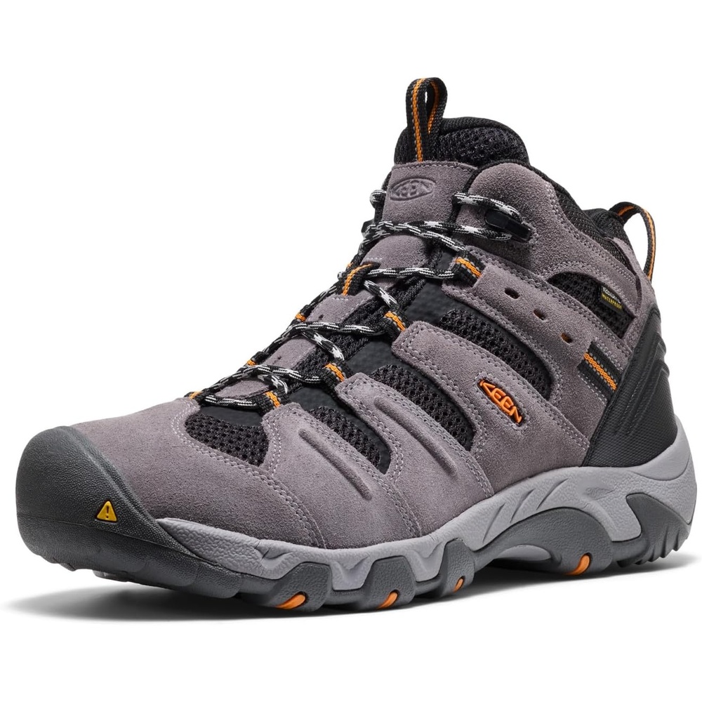 image:imageKEEN Mens Headout Mid Height Waterproof All TerrainMagnetOrange Pepper