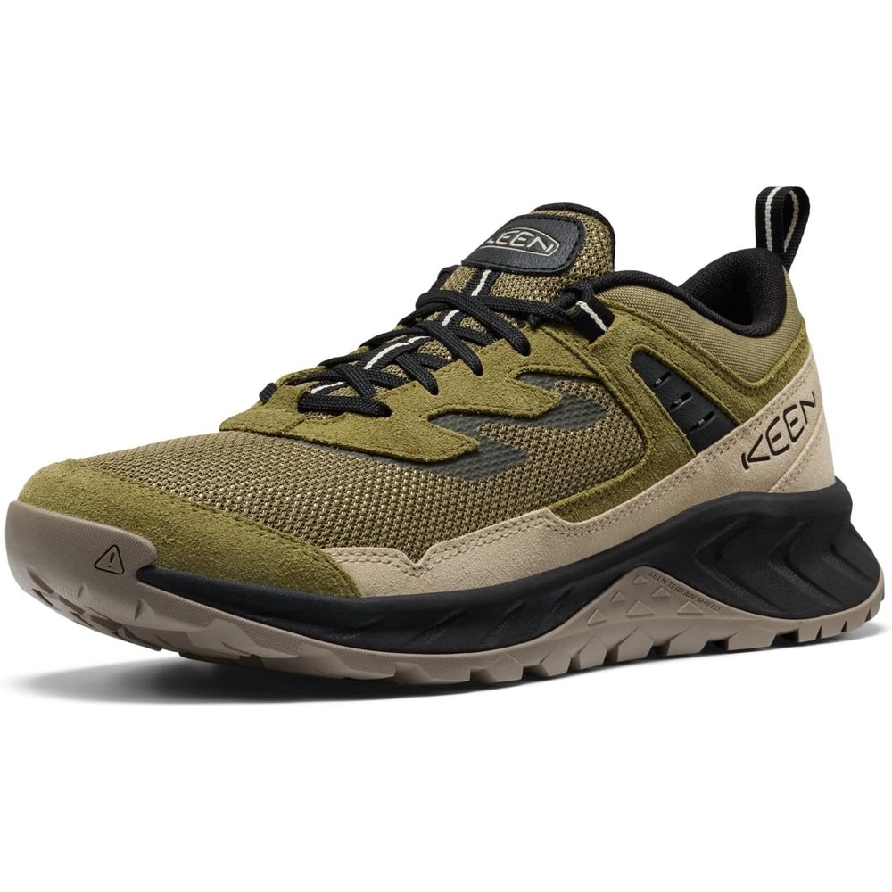 image:imageKEEN Mens Hightrail Vent Low Height Breathable Hiking ShoesMartini OliveBlack
