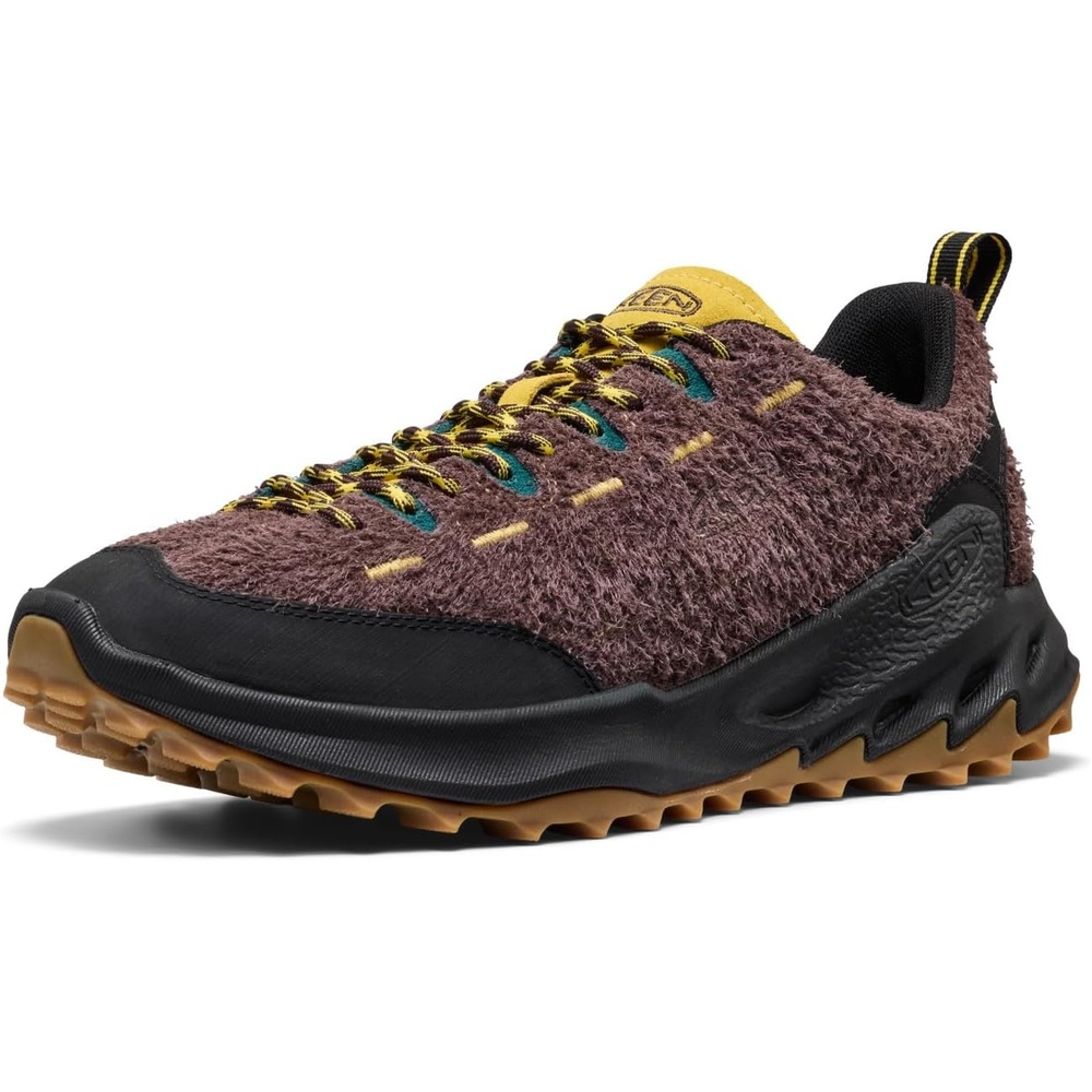 image:imageKEEN Mens Jasper Zionic Durable Tread Suede Climbing Approach Style Hiking ShoesJavaCream Gold