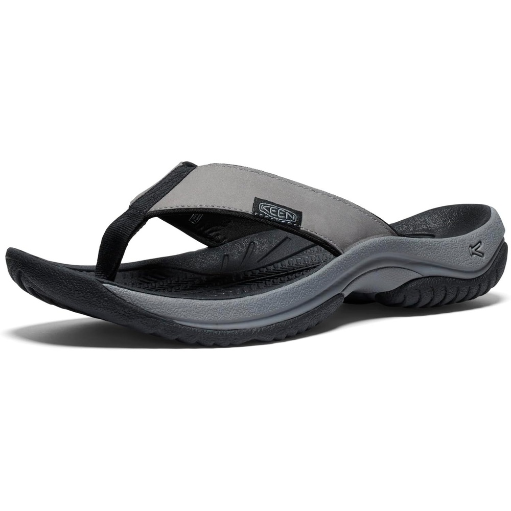 image:imageKEEN Mens Kona Flip Flop SandalsSteel GreyBlack
