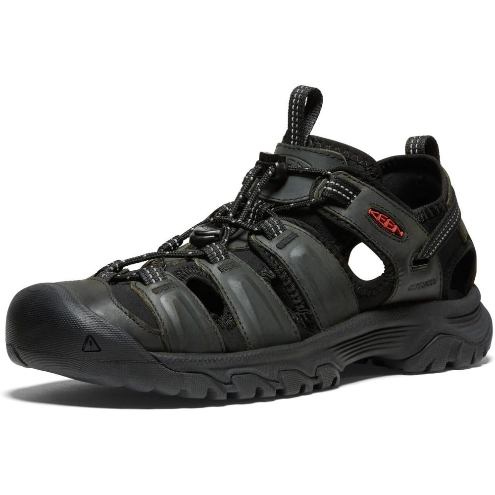image:imageKEEN Mens Targhee 3 Closed Toe Hiking Sport SandalsGreyBlack