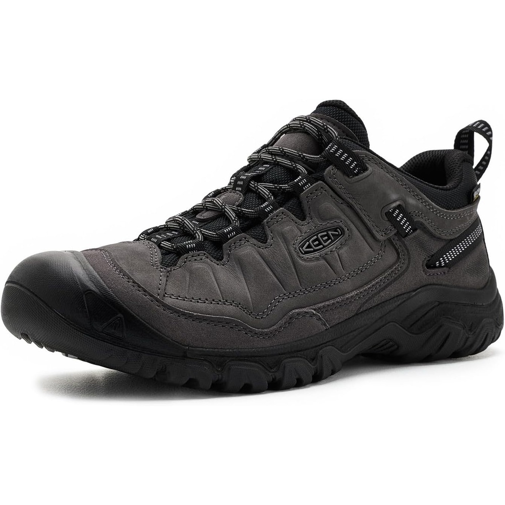 image:imageKEEN Mens Targhee 4 Low Height Durable Comfortable Waterproof Hiking ShoesMagnetBlack
