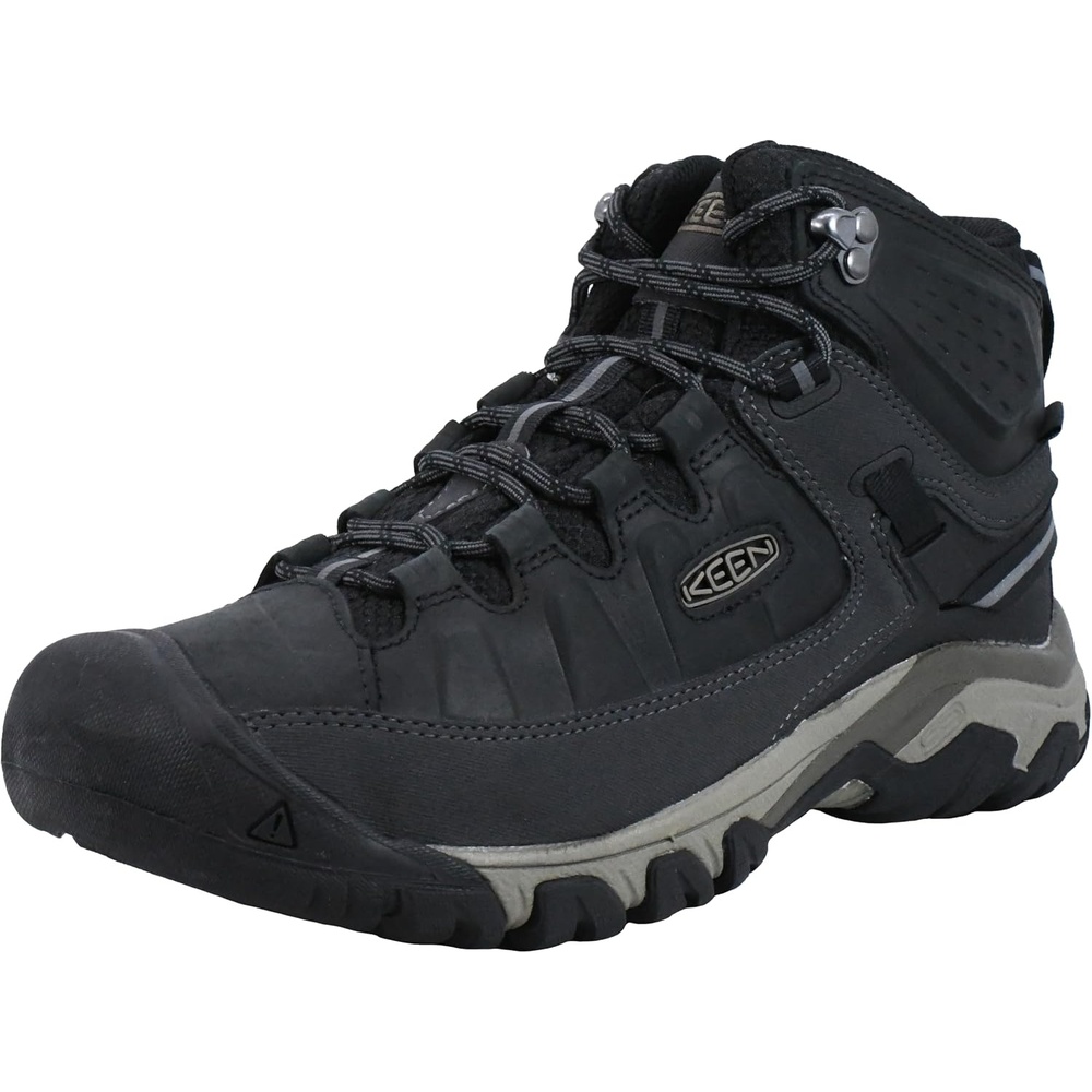 image:imageKEEN Mens Targhee III Mid Height Waterproof Hiking BootBlackBrindle