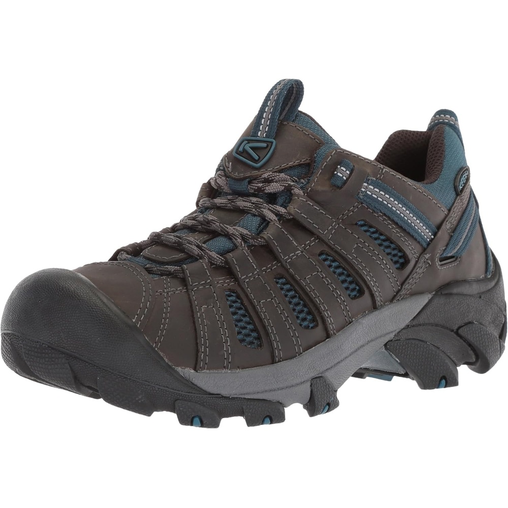 image:imageKEEN Mens Voyageur Low Height Breathable Hiking ShoesAlcatrazLegion Blue
