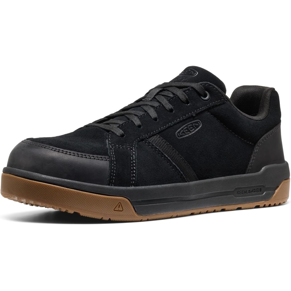 image:imageKEEN Utility Mens Kenton Low Height Composite Toe ESD Breathable Work SneakersBlackGum