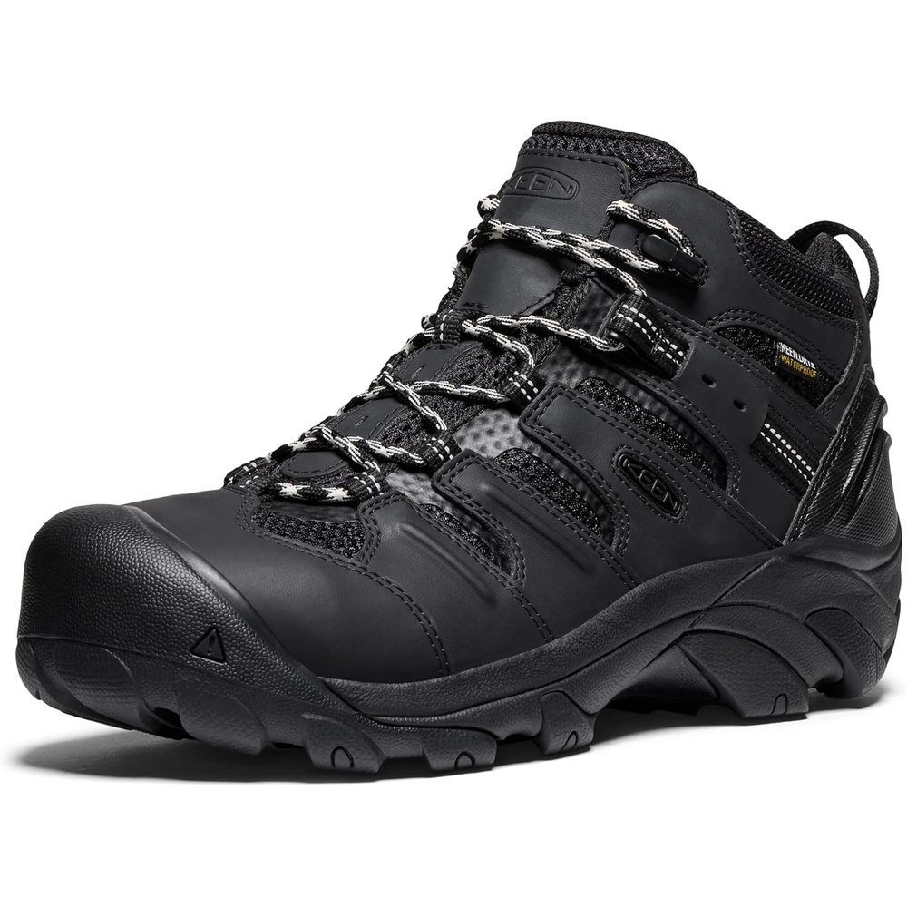 image:imageKEEN Utility Mens Lansing Mid Height Steel Toe Waterproof Work BootsBlackBlack