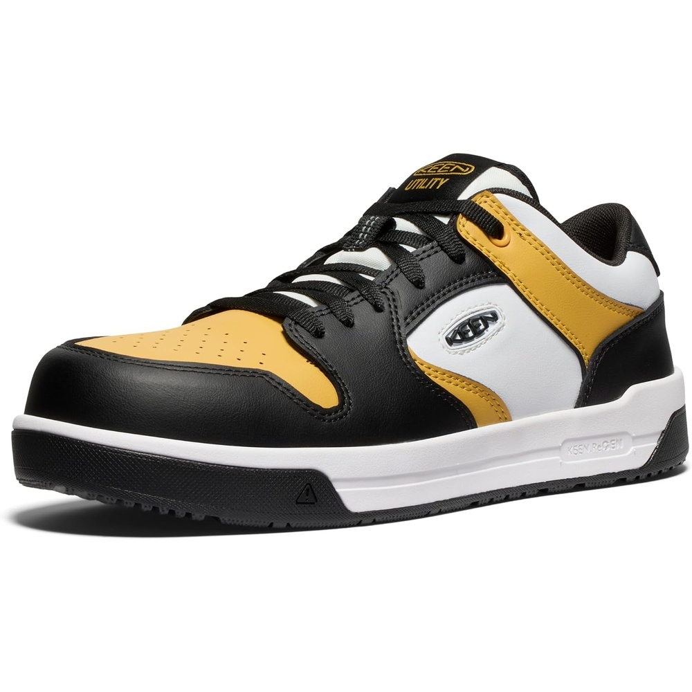 image:imageKEEN Utility Mens Overton Low Height Composite Toe Lightweight Durable Work SneakersGolden SpiceBlack