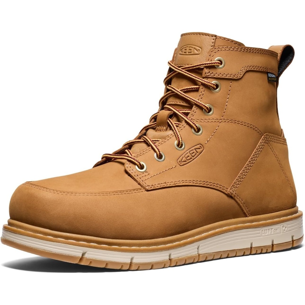 image:imageKEEN Utility Mens San Jose 6 Alloy Toe Waterproof Wedge Work BootsBistreGum