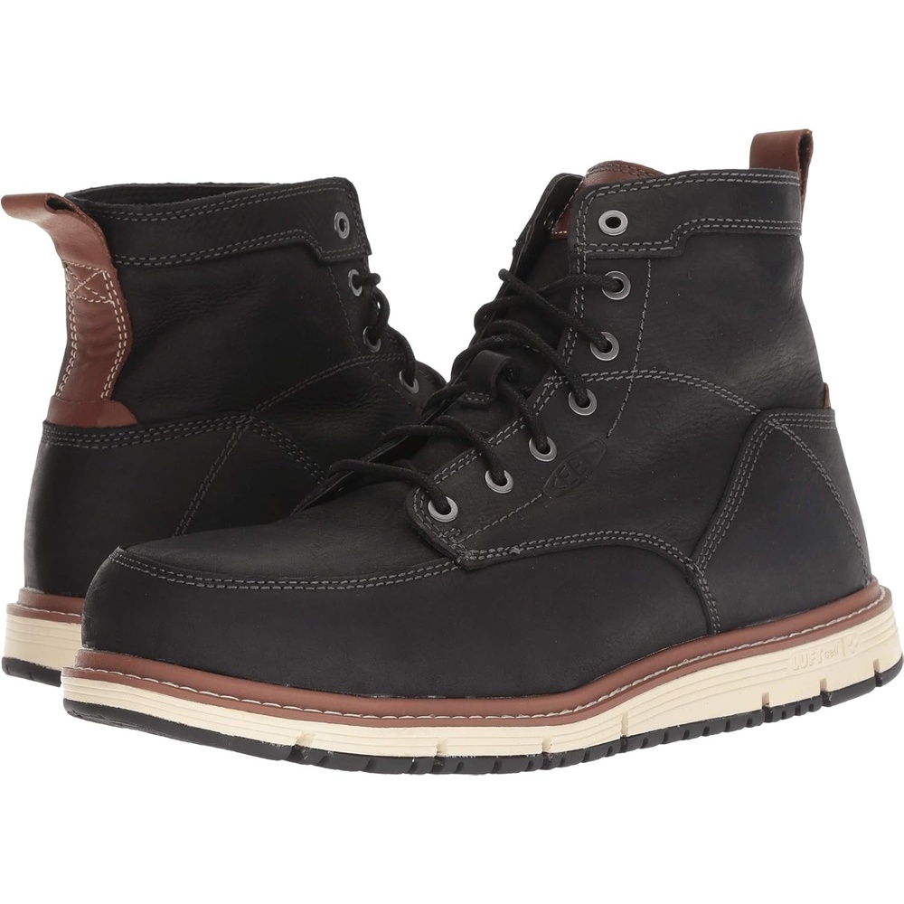 image:imageKEEN Utility Mens San Jose 6 Alloy Toe Wedge Work BootsBlackCarmel Cafe