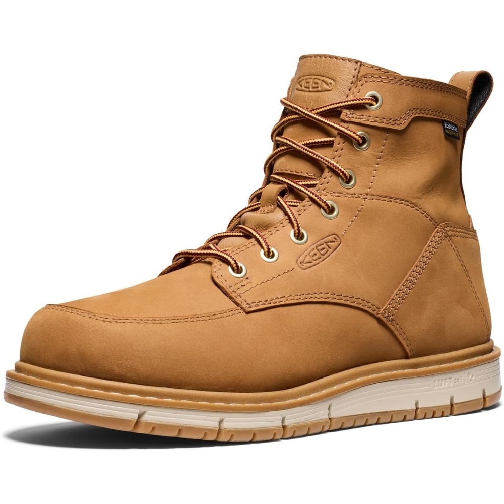image:imageKEEN Utility Mens San Jose 6 Soft Toe Waterproof Wedge Work BootsBistreGum