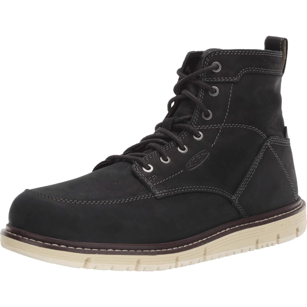 image:imageKEEN Utility Mens San Jose 6 Soft Toe Wedge Work BootsBlackOffwhite