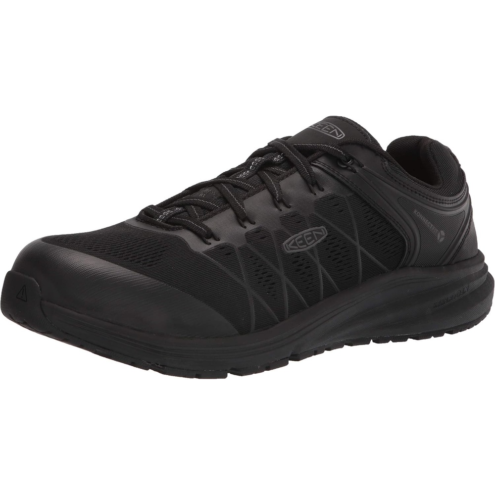 image:imageKEEN Utility Mens Vista Energy Low Height Sneakers Composite Toe Industrial Work ShoesBlackRaven