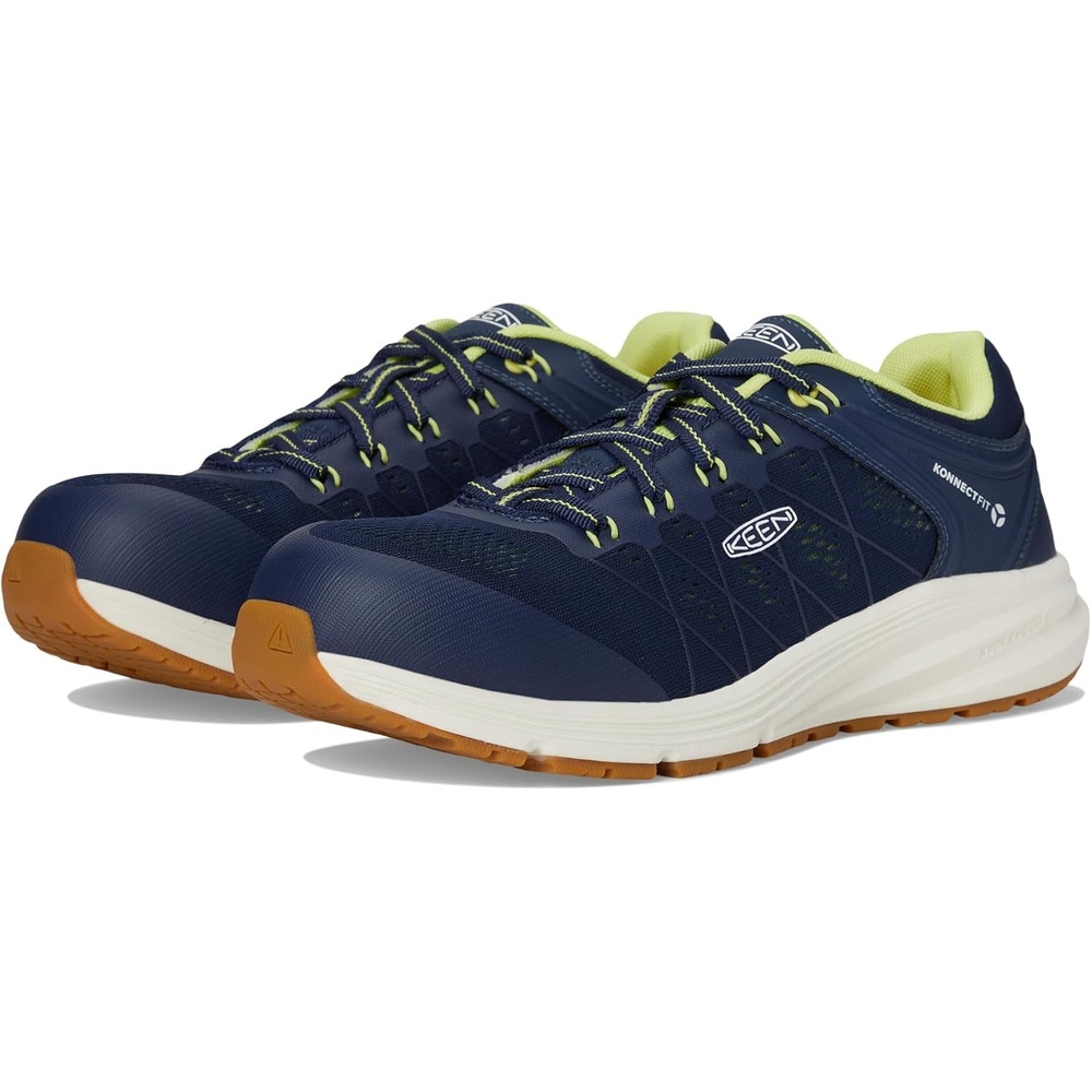 image:imageKEEN Utility Mens Vista Energy Low Height Sneakers Composite Toe Industrial Work ShoesNaval AcademyDaiquiri Green