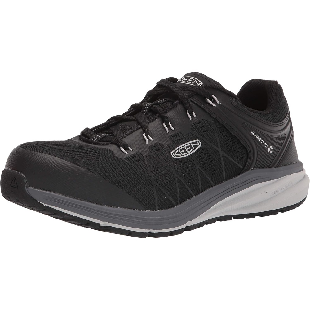 image:imageKEEN Utility Mens Vista Energy Low Height Sneakers Composite Toe Industrial Work ShoesVaporBlack