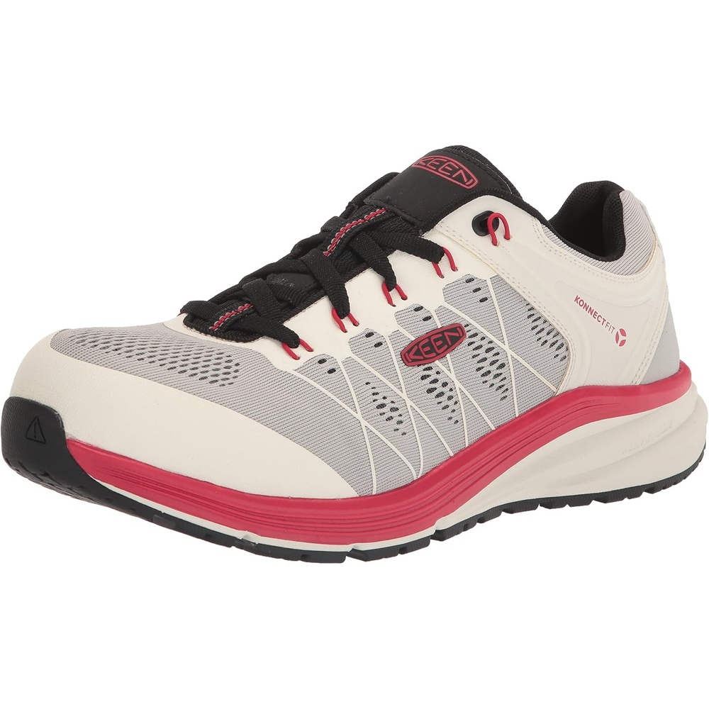 image:imageKEEN Utility Mens Vista Energy Low Height Sneakers Composite Toe Industrial Work ShoesVaporRed Carpet