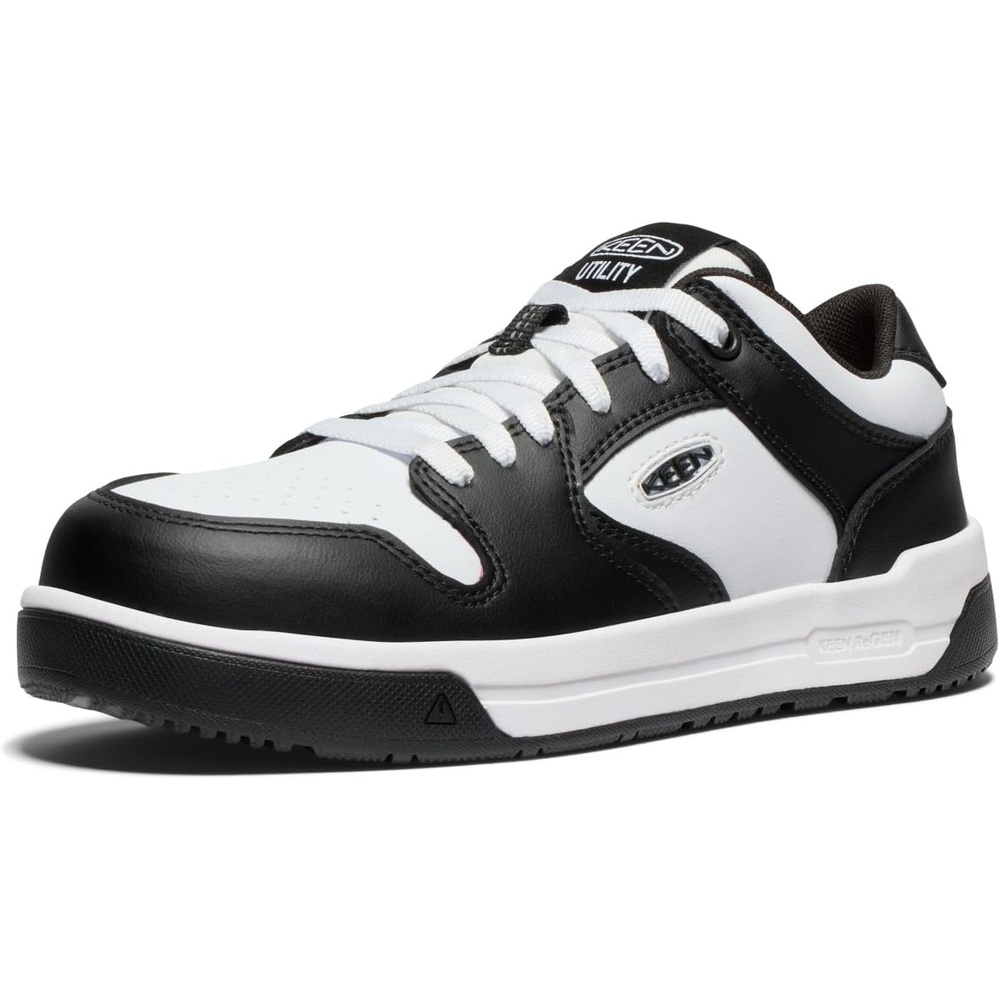 image:imageKEEN Utility Womens Overton Low Height Composite Toe Lightweight Durable Work SneakersStar WhiteBlack