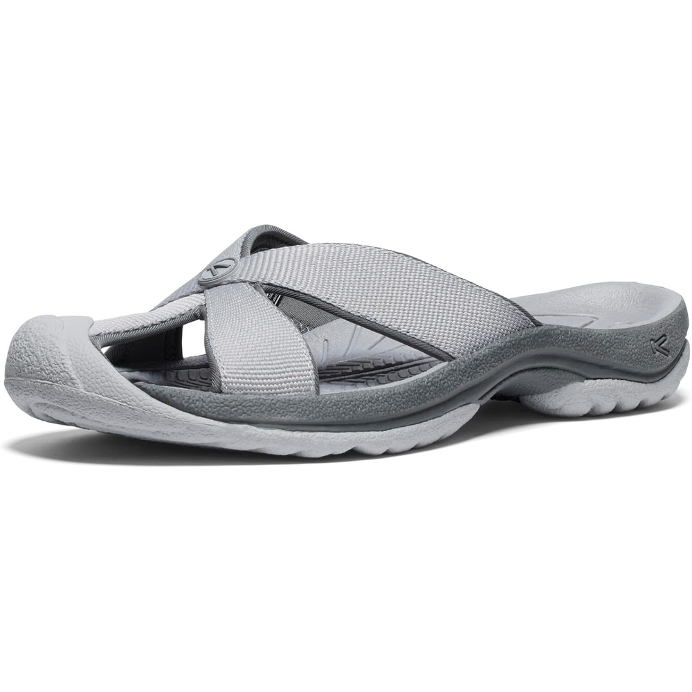 image:imageKEEN Womens Bali Slip On Closed Toe FlipFlopsAlloySteel Grey